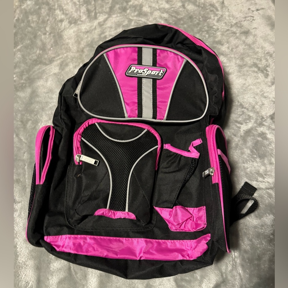 Kids Backpack - Black and Pink